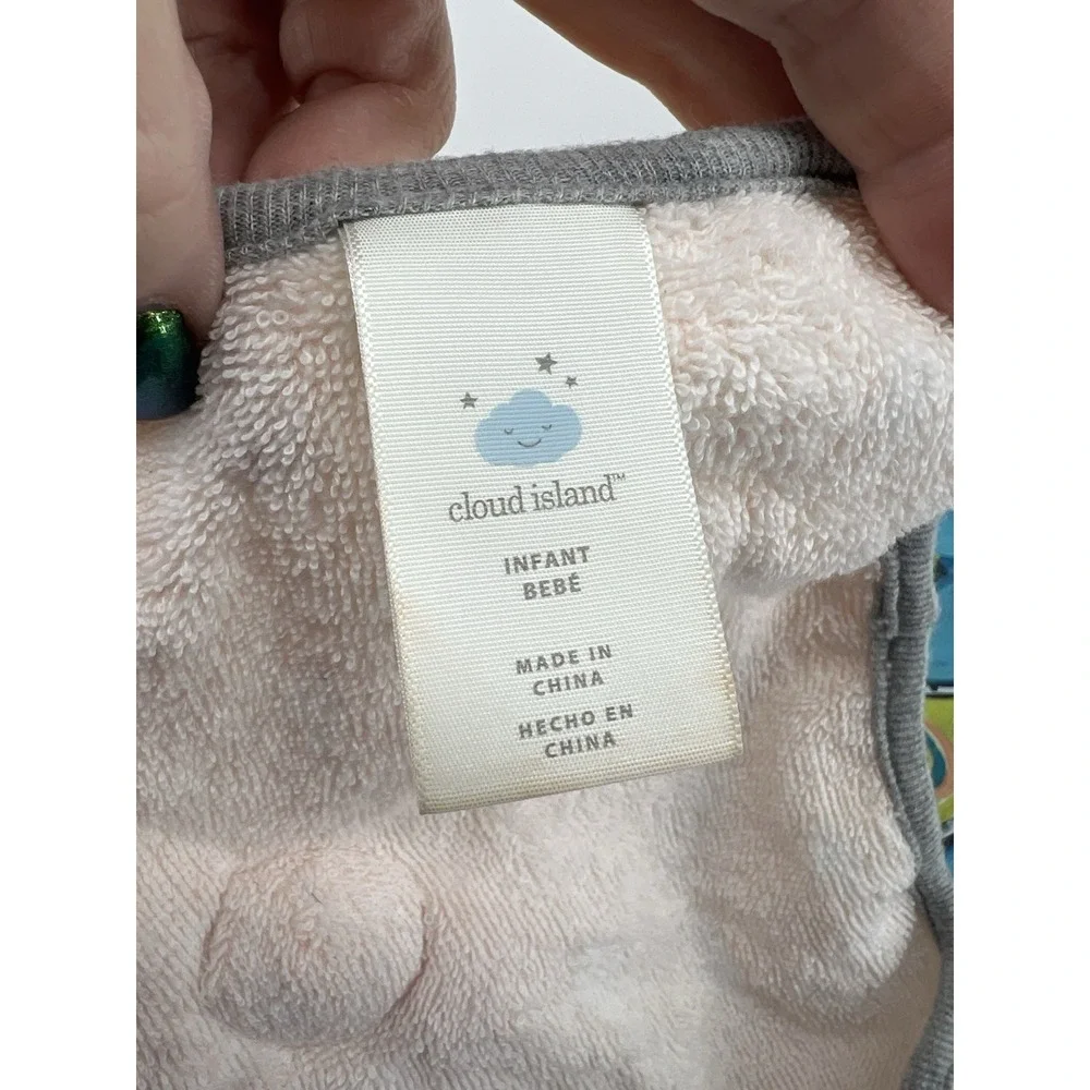 Cloud Island Orange FOX Washcloth Terry Cloth Lovey Security Blanket Target